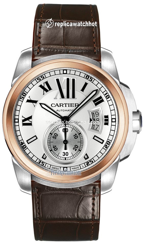 Cartier Calibre de Cartier Mens watch Unisex Automatic Gold Steel W7100039