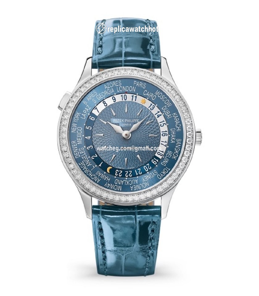 Patek Philippe World Time Womens watch Automatic White gold 7130G-014