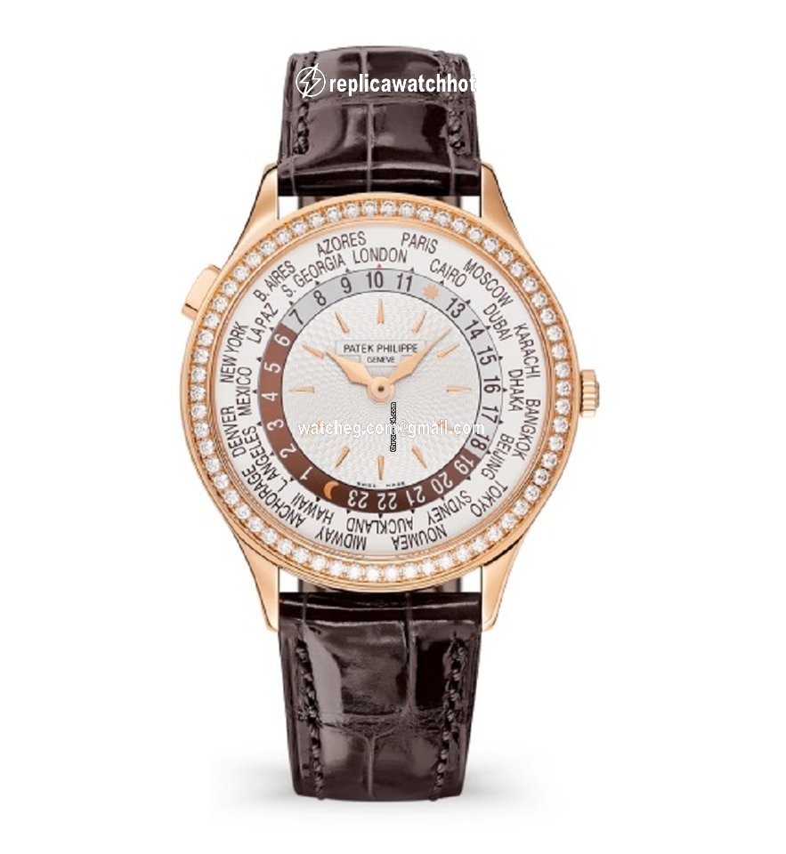 Patek Philippe World Time Womens watch Automatic Rose gold 7130R-013