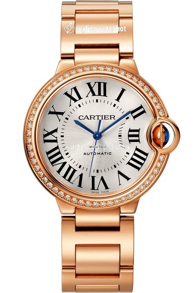Cartier Ballon Bleu 36mm Womens watch Automatic Rose gold WJBB0037