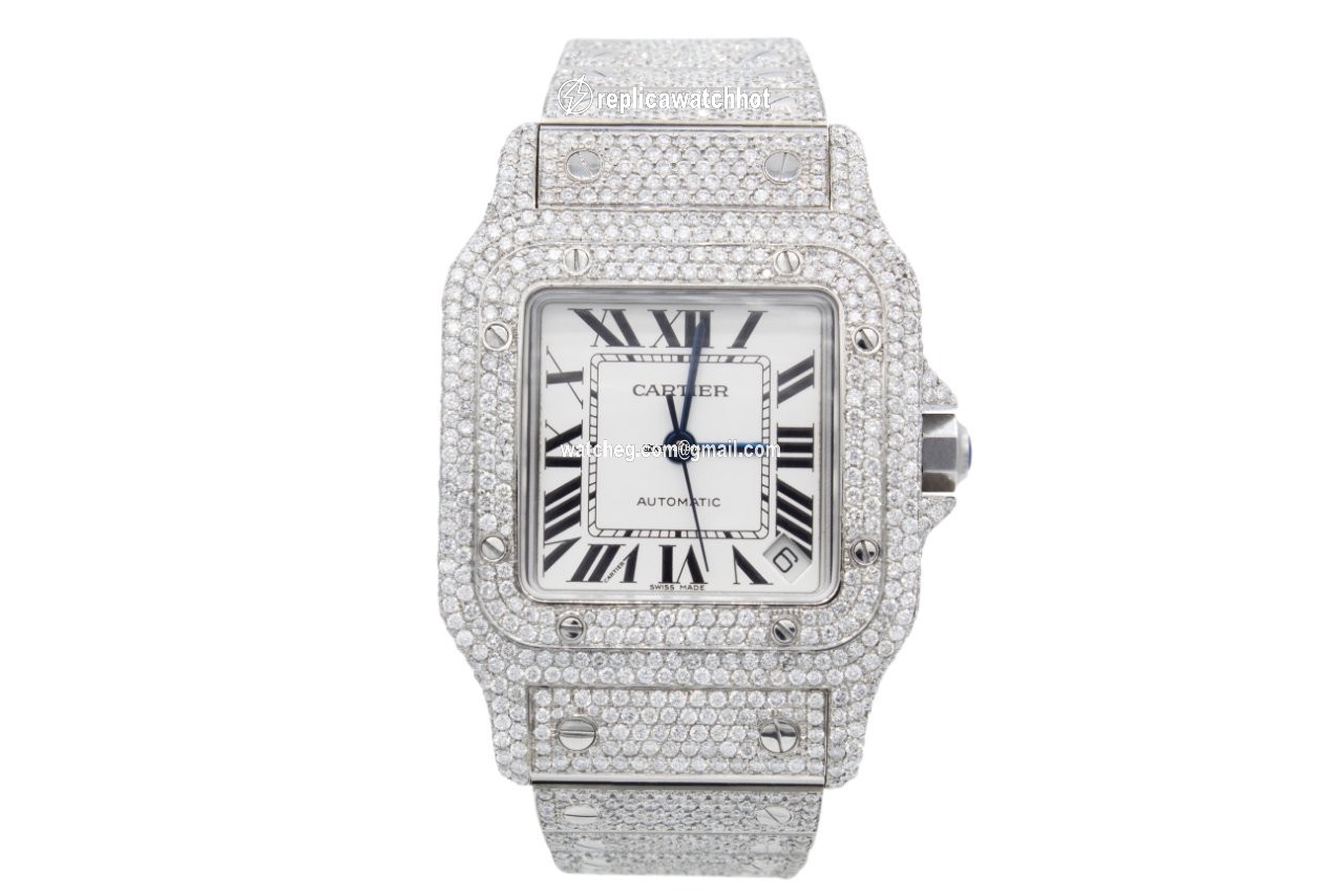 Cartier Santos Galbee Mens watch Unisex Automatic Steel 2823