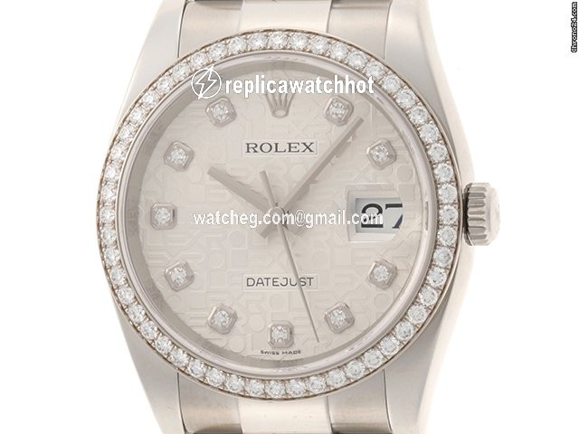 Rolex Datejust 36 Mens watch Unisex Gold Steel Automatic 116244G