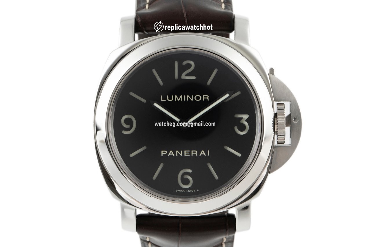 Panerai Luminor Base Mens watch Unisex Manual winding Steel PAM112