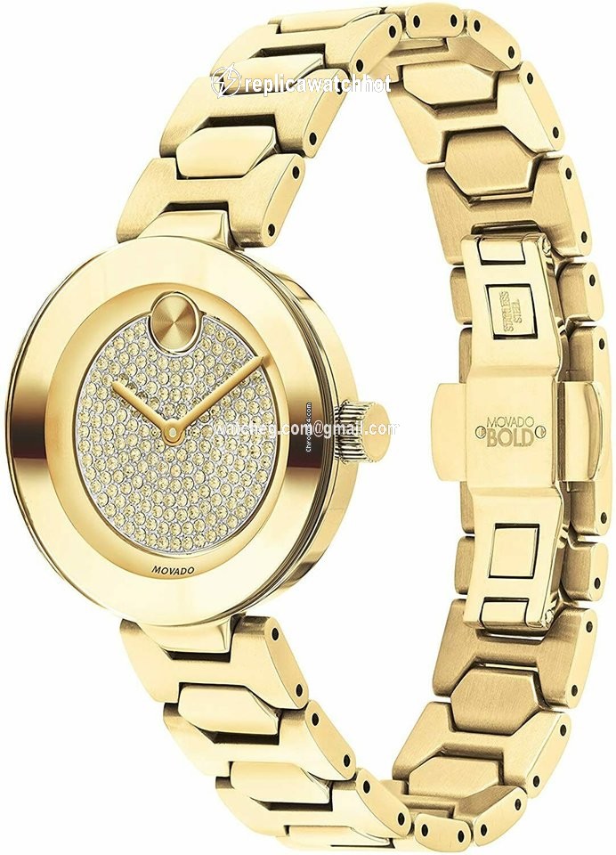 Movado Bold Womens watch Quartz Gold Steel 3600492