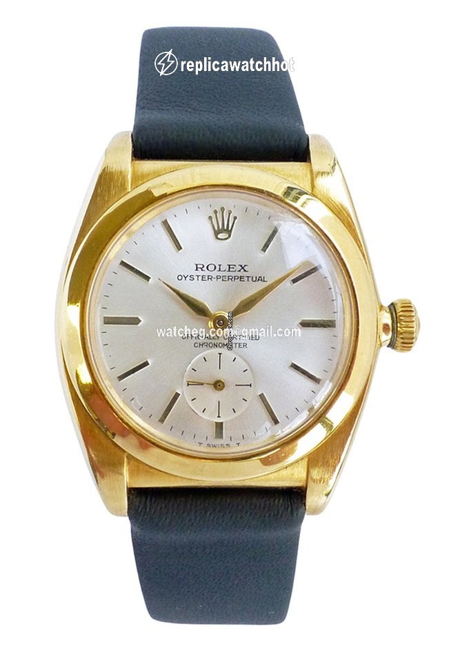 Rolex Bubble Back Mens watch Unisex Yellow gold Automatic 3130
