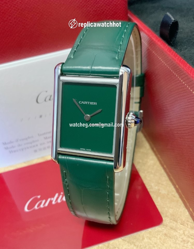 Cartier Tank Womens watch Quartz Steel WSTA0056