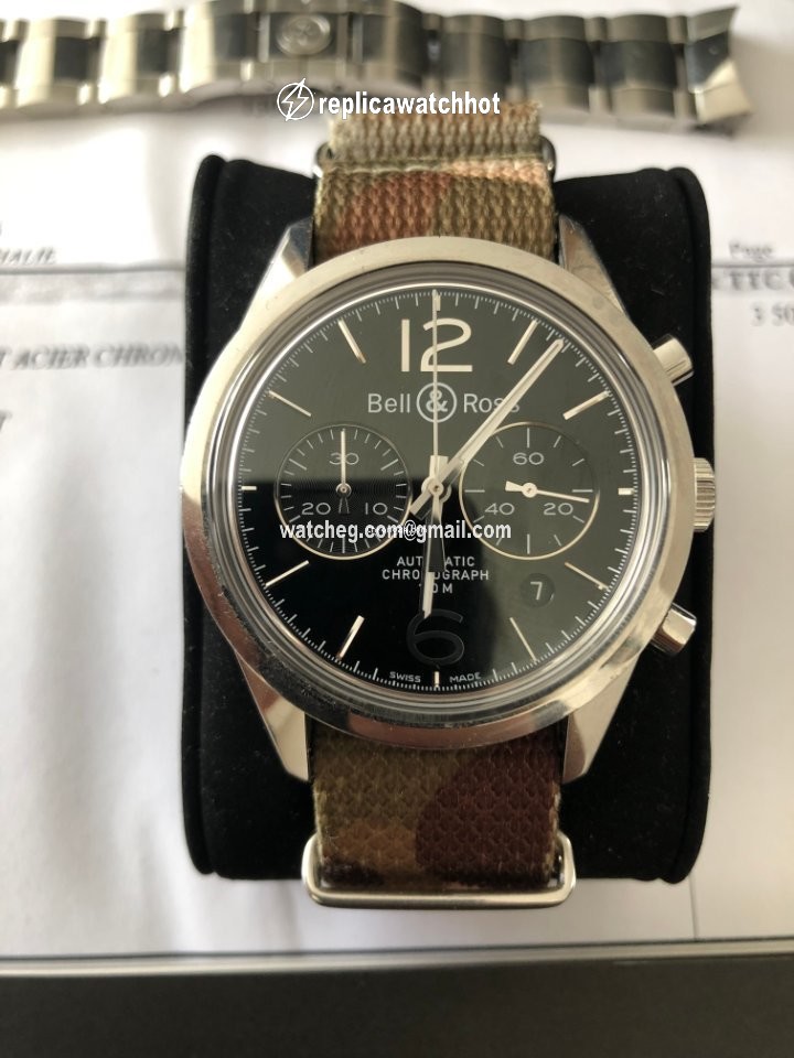 Bell & Ross Vintage Mens watch Unisex Automatic Steel BRG126-BL-ST SST