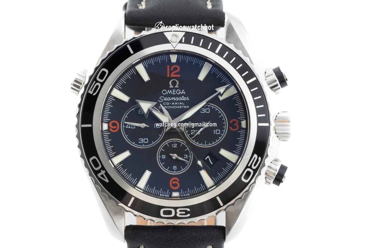 Omega Seamaster Planet Ocean Chronograph Mens watch Unisex Automatic Steel 2910.51.82