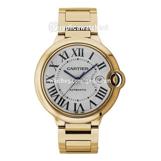 Cartier Ballon Bleu 42mm Womens watch Automatic Yellow gold W69005Z2
