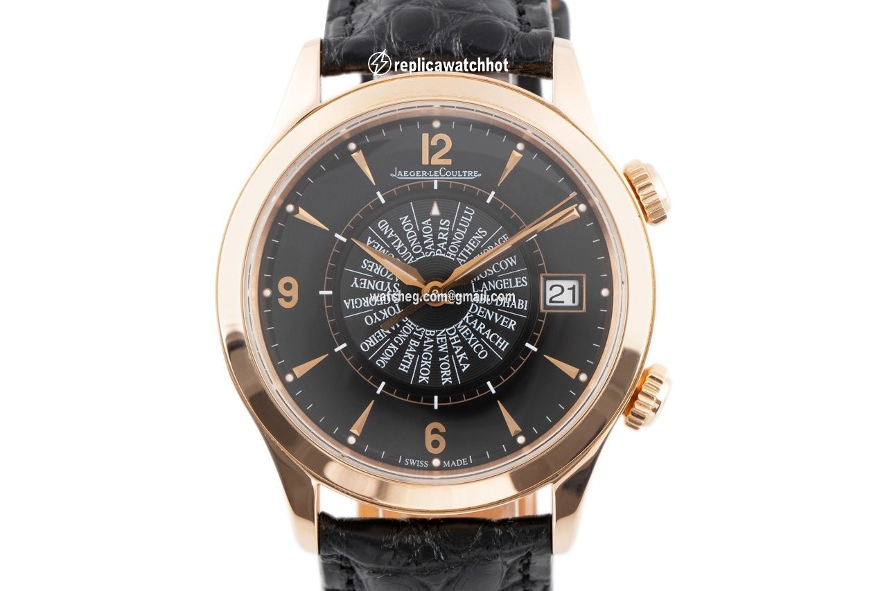 Jaeger-LeCoultre Master Memovox Mens watch Unisex Automatic Red gold Q1412471