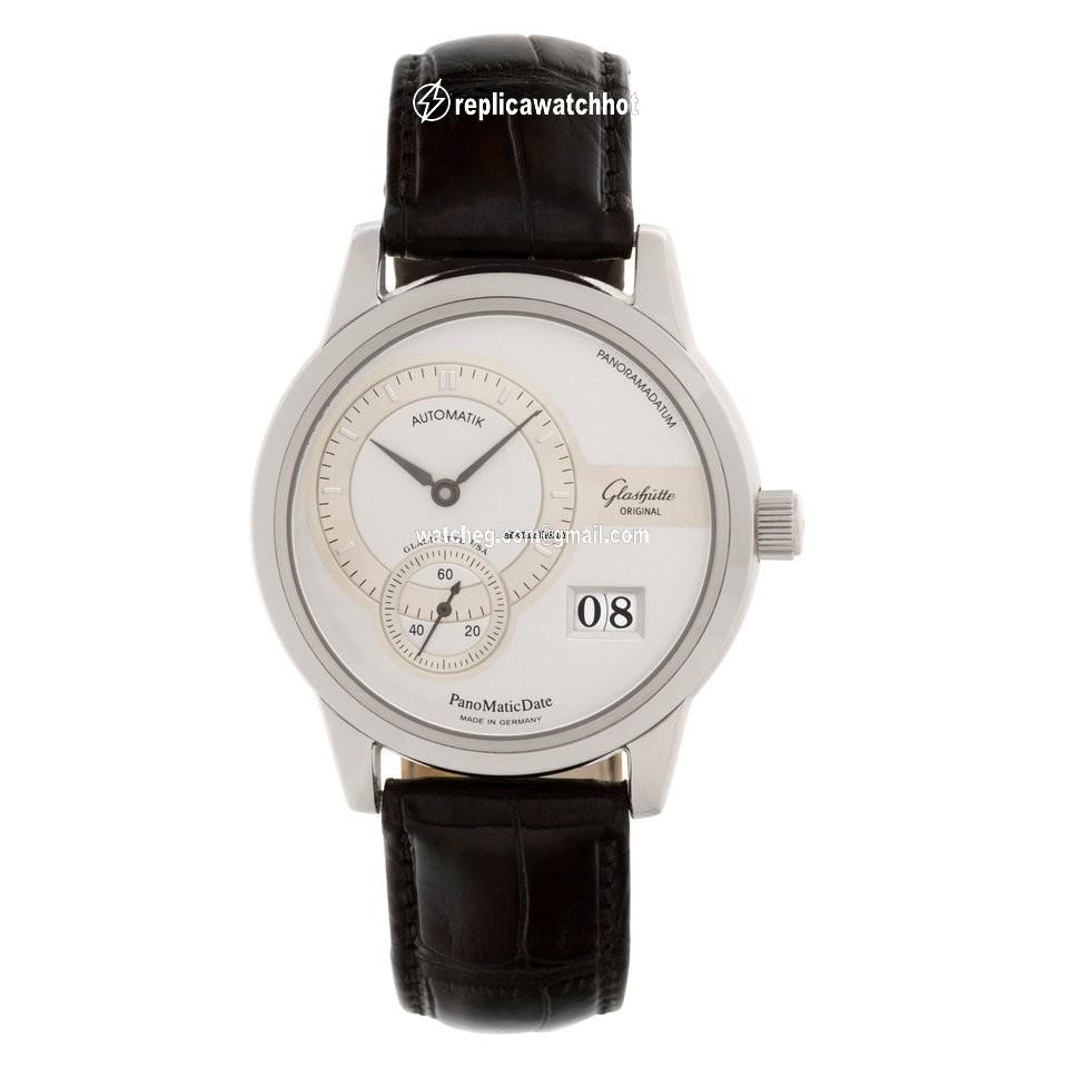 Glashtte Original PanoMaticDate Mens watch Unisex Automatic Steel 90-01-02-02-04