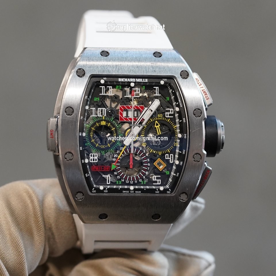 Richard Mille RM 011 Mens watch Unisex Automatic Titanium rm11-02