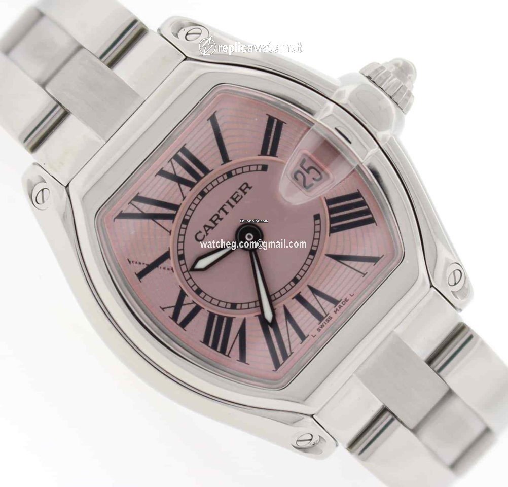 Cartier Roadster Mens watch Unisex Quartz Steel W62017V3 2675