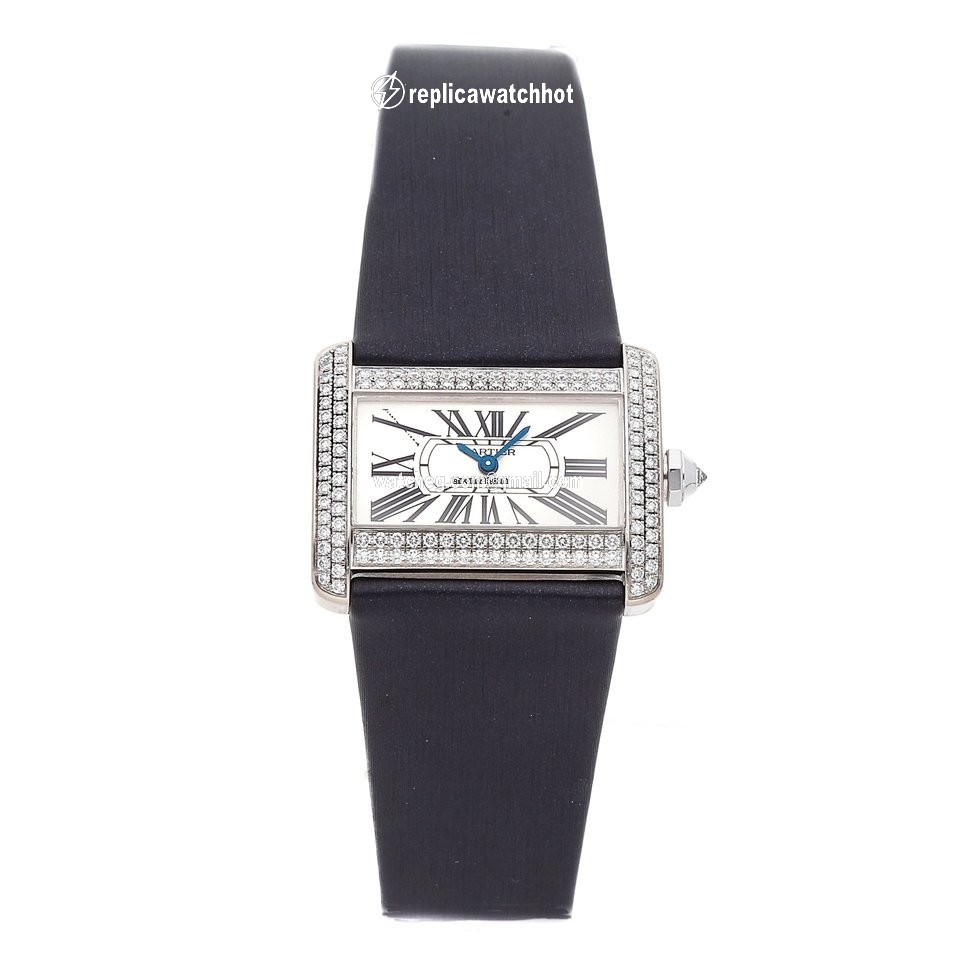 Cartier Tank Divan Womens watch Quartz White gold WA301236