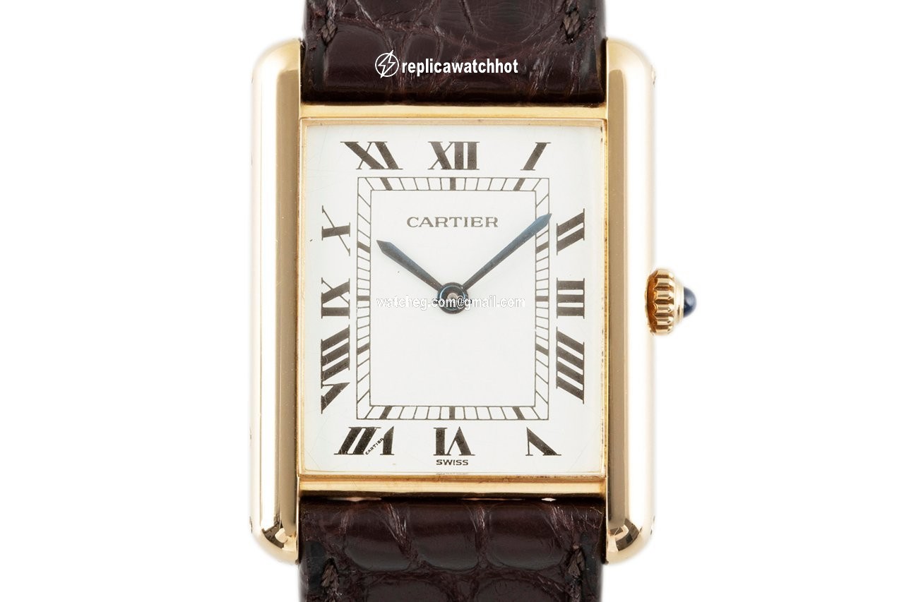 Cartier Tank Womens watch Quartz Yellow gold 8105