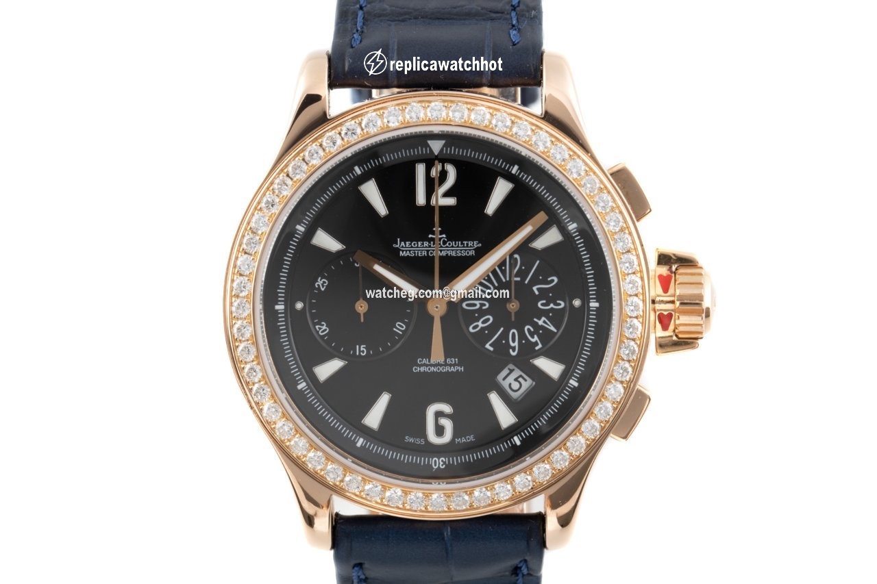 Jaeger-LeCoultre Master Compressor Chronograph Womens watch Quartz Red gold 148.2.31