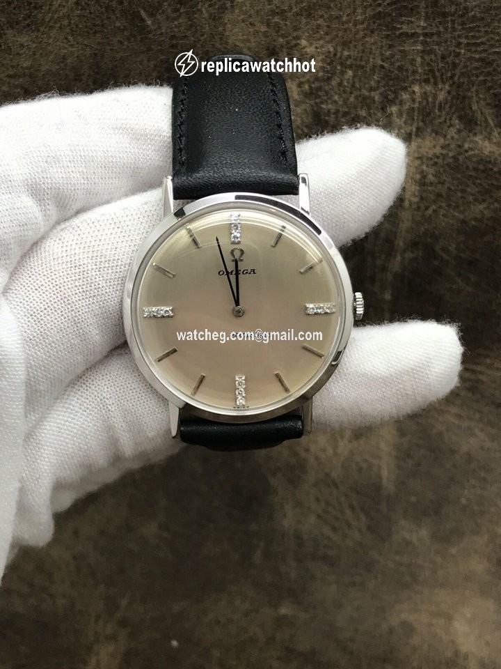 Omega De Ville Manual winding White gold 6672