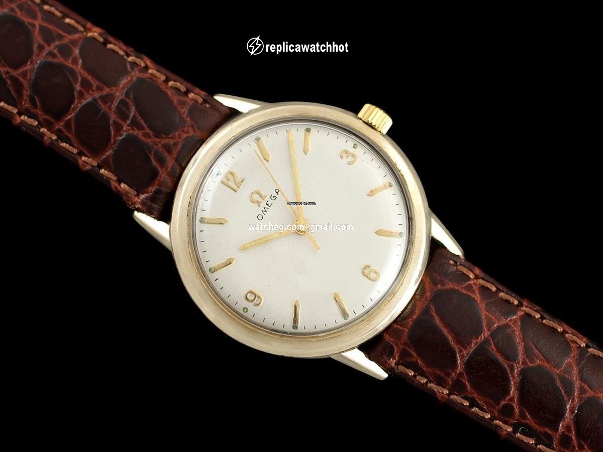 Omega Mens watch Unisex Automatic Gold Steel 6991