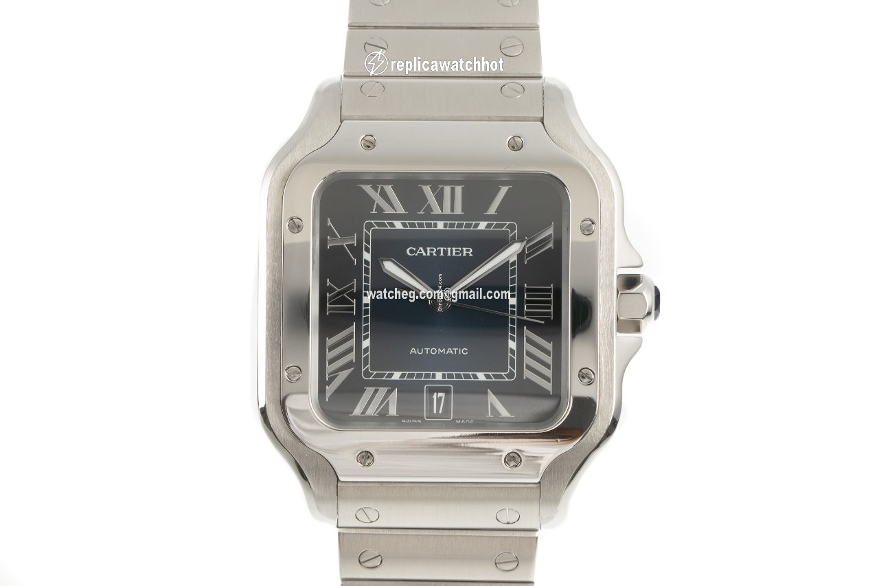Cartier Santos Mens watch Unisex Automatic Steel WSSA0030
