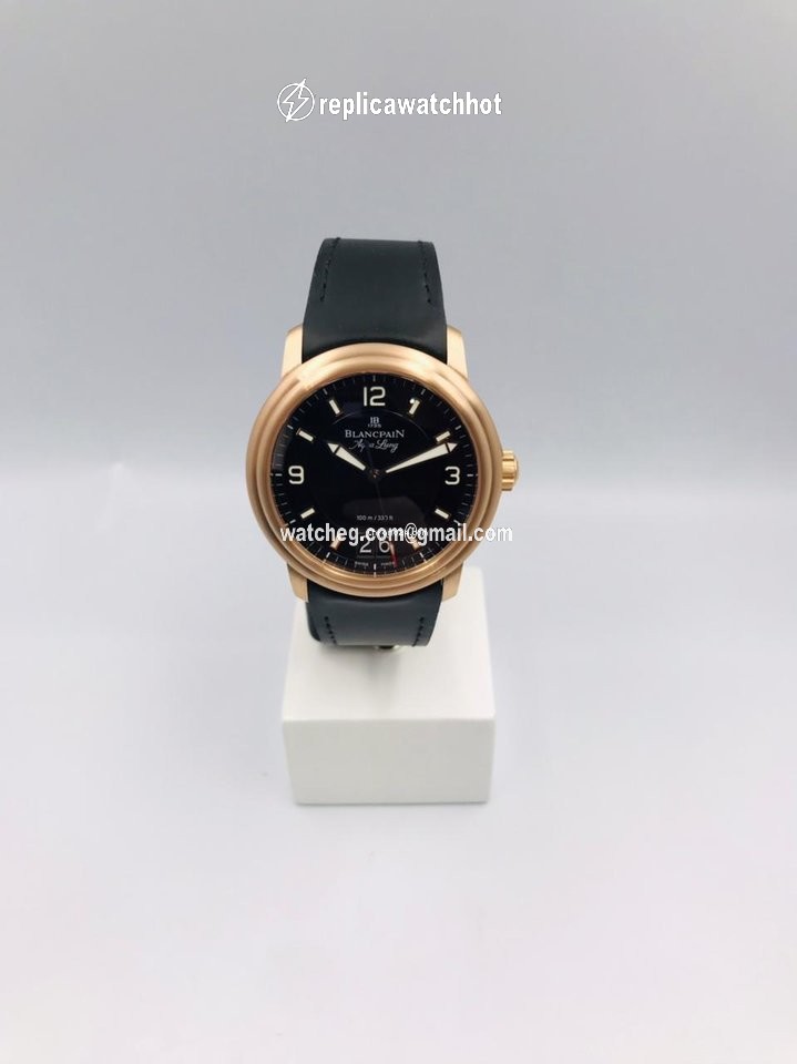 Blancpain Mens watch Unisex Automatic Rose gold 2850B-3630A-64B