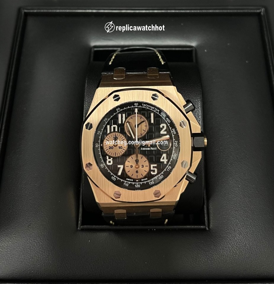 Audemars Piguet Royal Oak Offshore Chronograph Mens watch Unisex Automatic Rose gold 26470OR.OO.A002CR.02