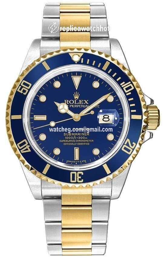Rolex Submariner Date Mens watch Unisex Steel Automatic 16613LB