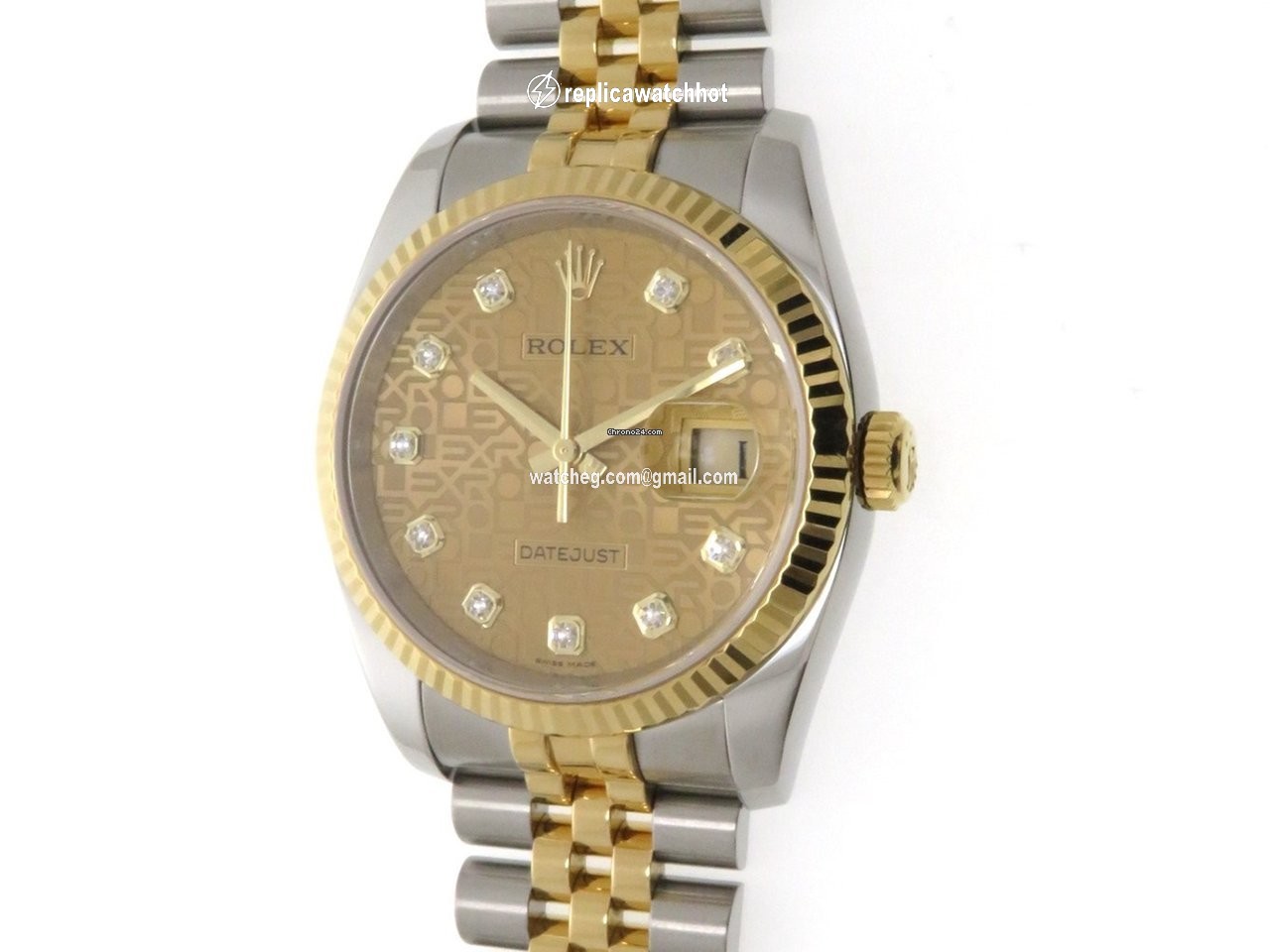 Rolex Datejust 36 Mens watch Unisex Steel Automatic 116233G