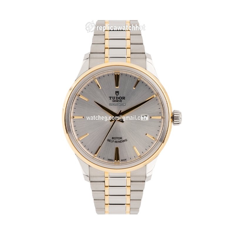 Tudor Style Mens watch Unisex Automatic Gold Steel 12703