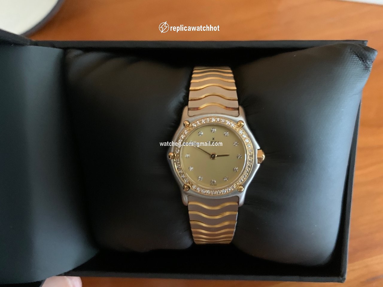 Ebel Classic Womens watch Automatic Gold Steel 166902-X