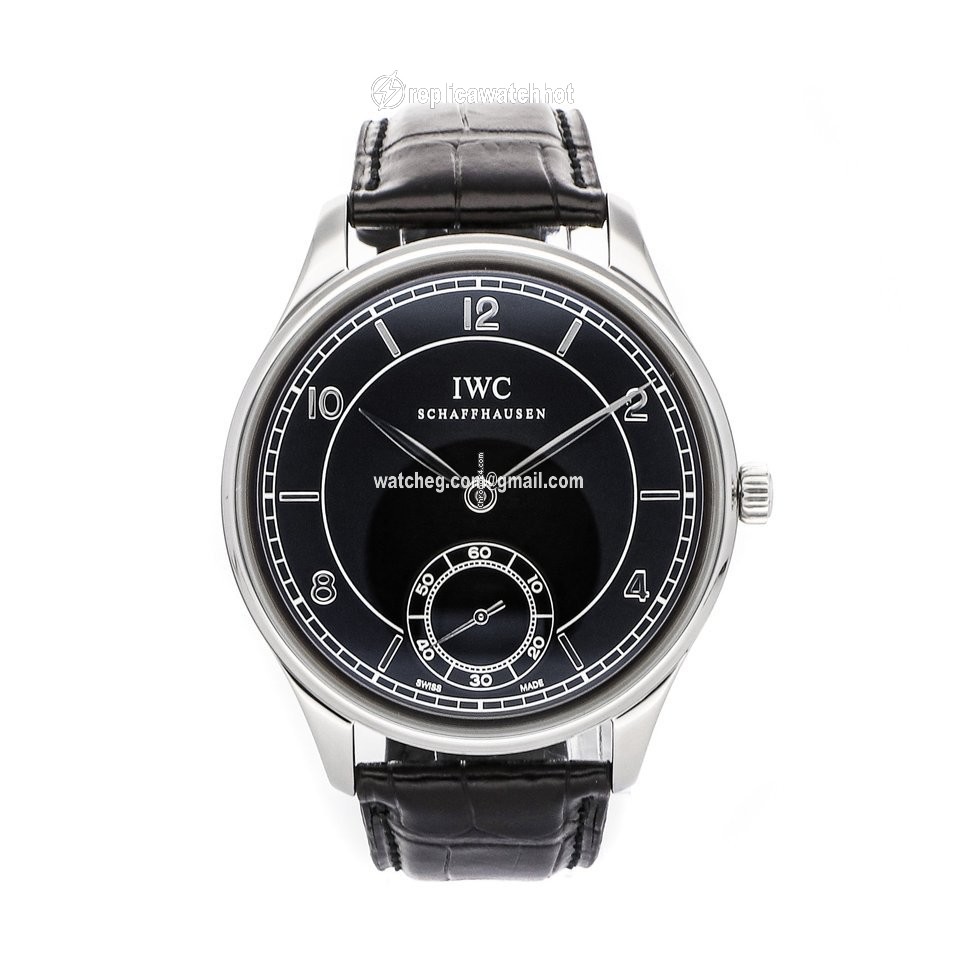 IWC Portuguese Hand-Wound Mens watch Unisex Manual winding Steel IW5445-01