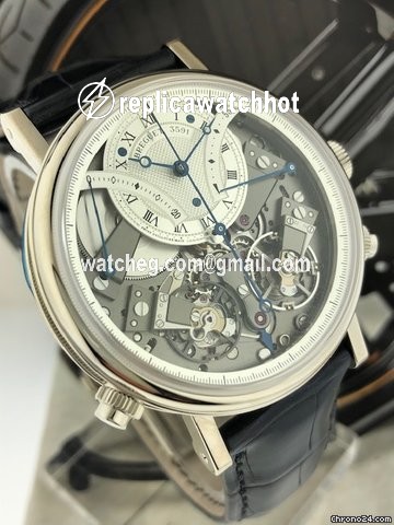 Breguet Tradition Mens watch Unisex Manual winding White gold 7077BB G1 9XV