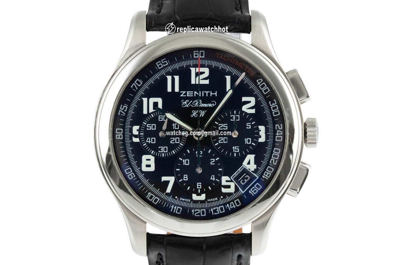 Zenith El Primero Chronograph Mens watch Unisex Manual winding Steel 02.0500.420