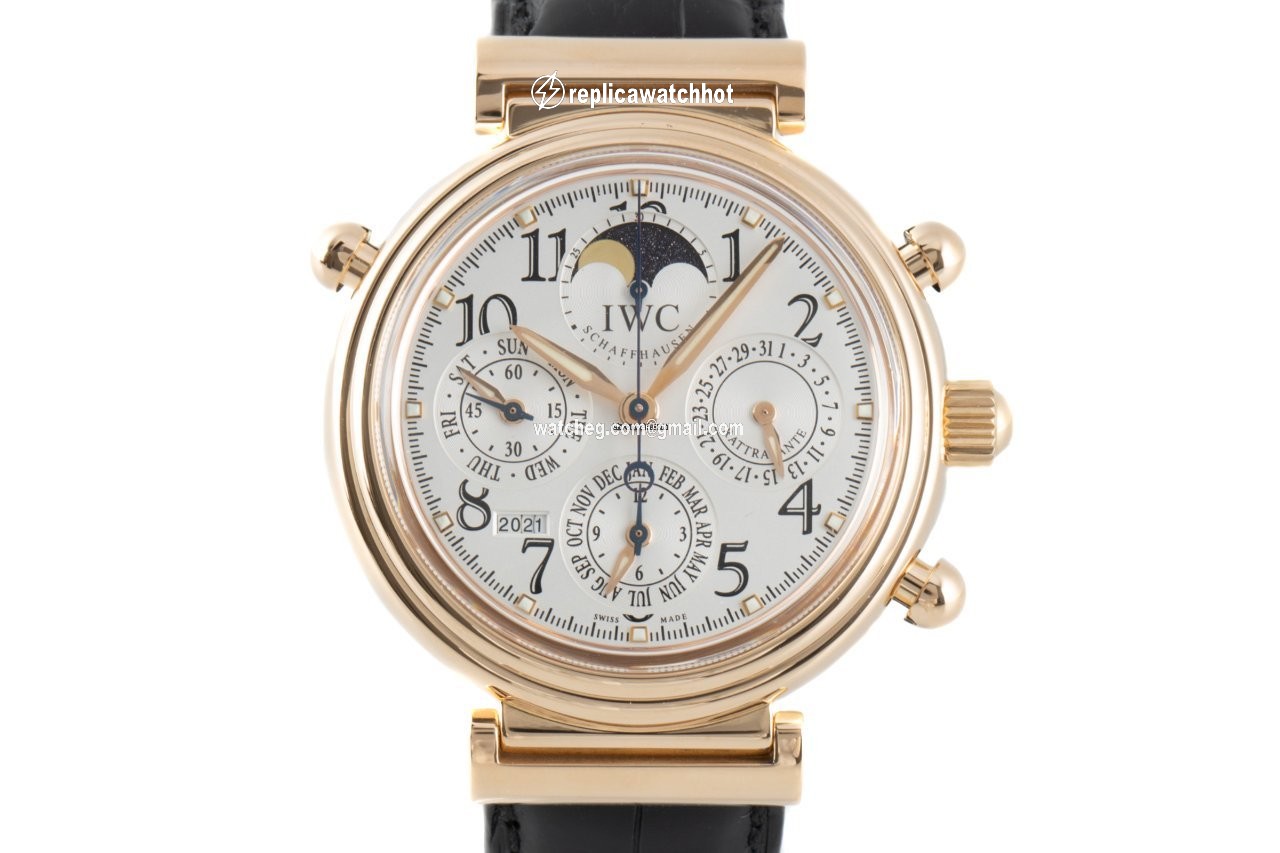 IWC Da Vinci Perpetual Calendar Mens watch Unisex Automatic Yellow gold 3754