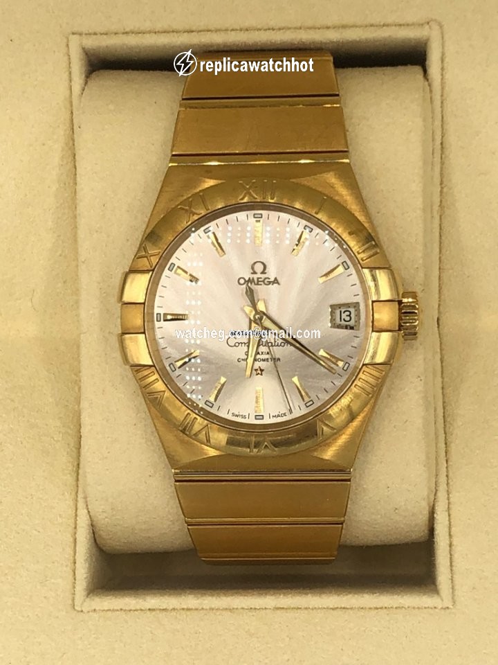 Omega Constellation Men Mens watch Unisex Automatic Rose gold 123.50.38.21.02.001