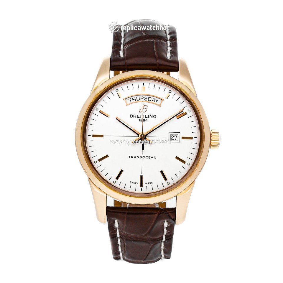 Breitling Transocean Day & Date Mens watch Unisex Automatic Rose gold R4531012 G752