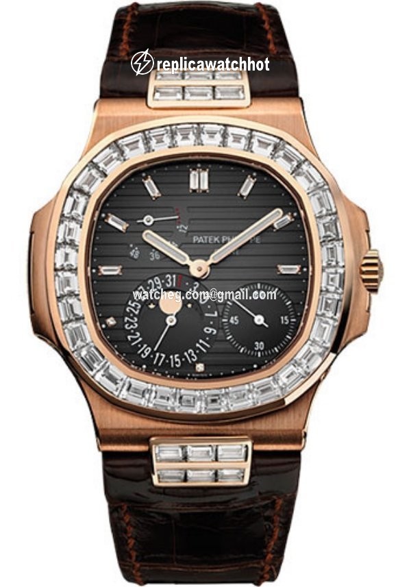 Patek Philippe Nautilus Mens watch Unisex Automatic Rose gold 5724R-001