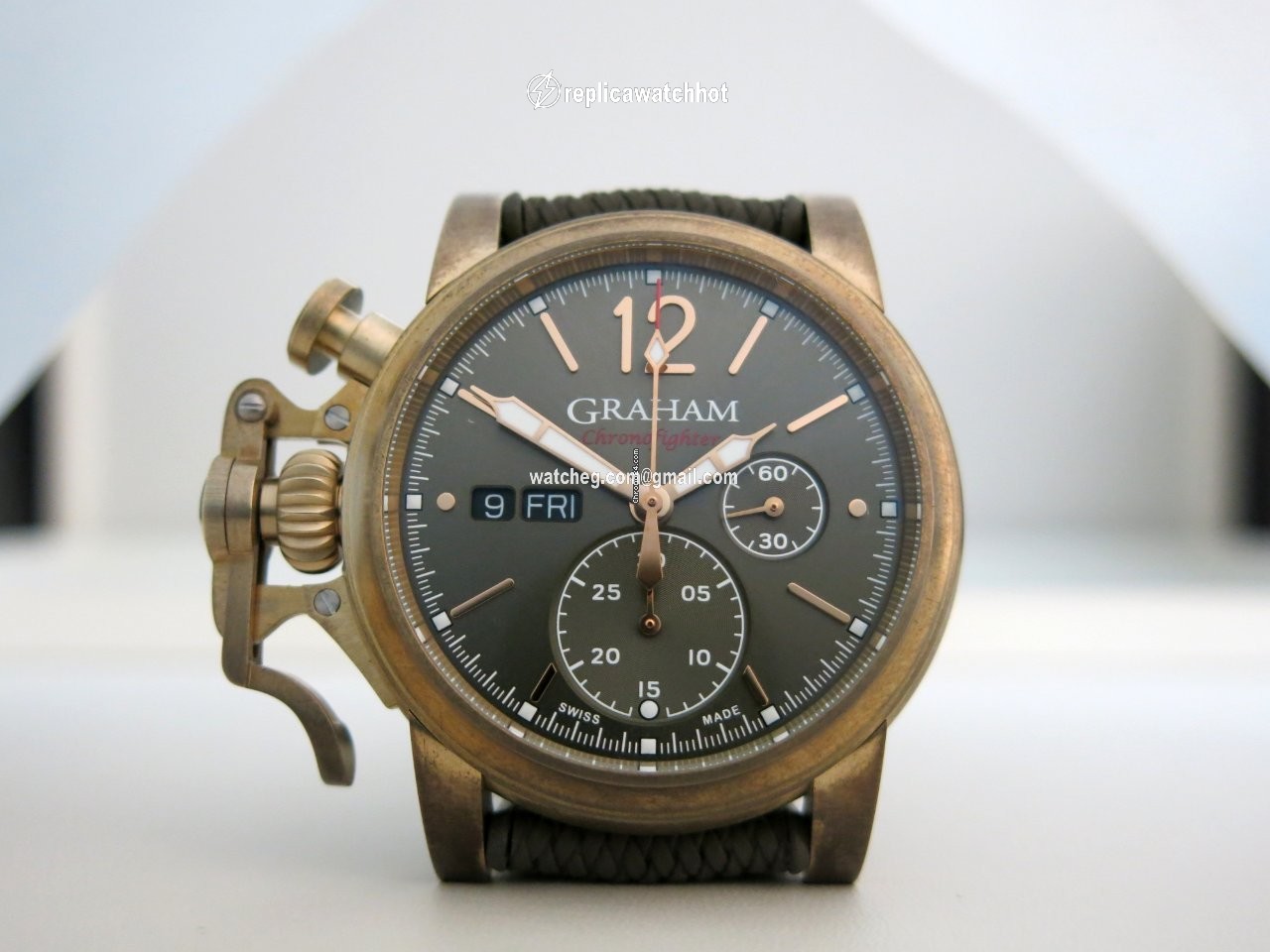 Graham Chronofighter Mens watch Unisex Automatic Bronze 2CVAK.G02A