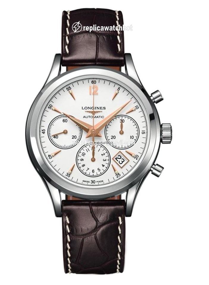 Longines Column-Wheel Chronograph Mens watch Unisex Automatic Steel L27504762