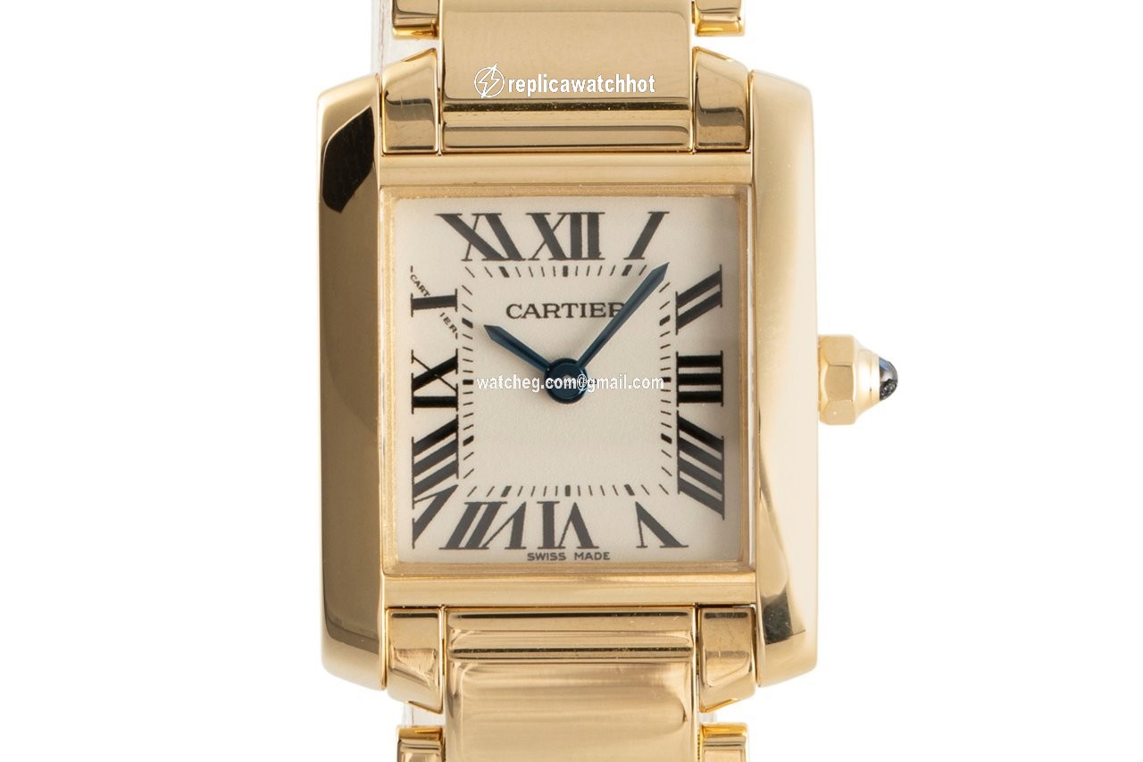 Cartier Tank Francaise Womens watch Quartz Yellow gold 2385