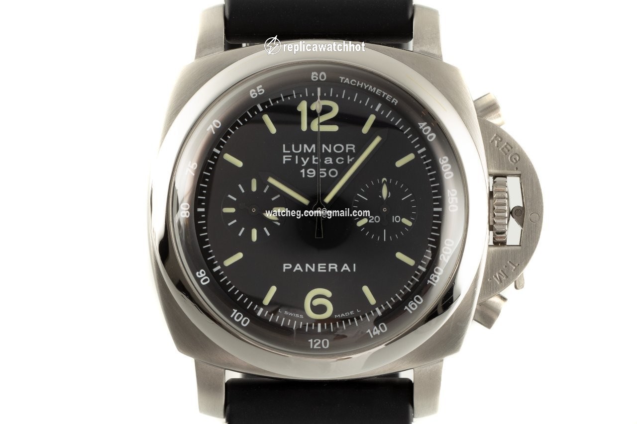 Panerai Luminor 1950 3 Days Chrono Flyback Mens watch Unisex Automatic Steel PAM00212