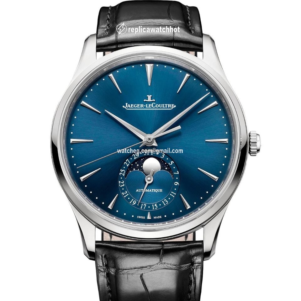 Jaeger-LeCoultre Master Ultra Thin Moon Mens watch Unisex Automatic Steel Q1368480 or 1368480