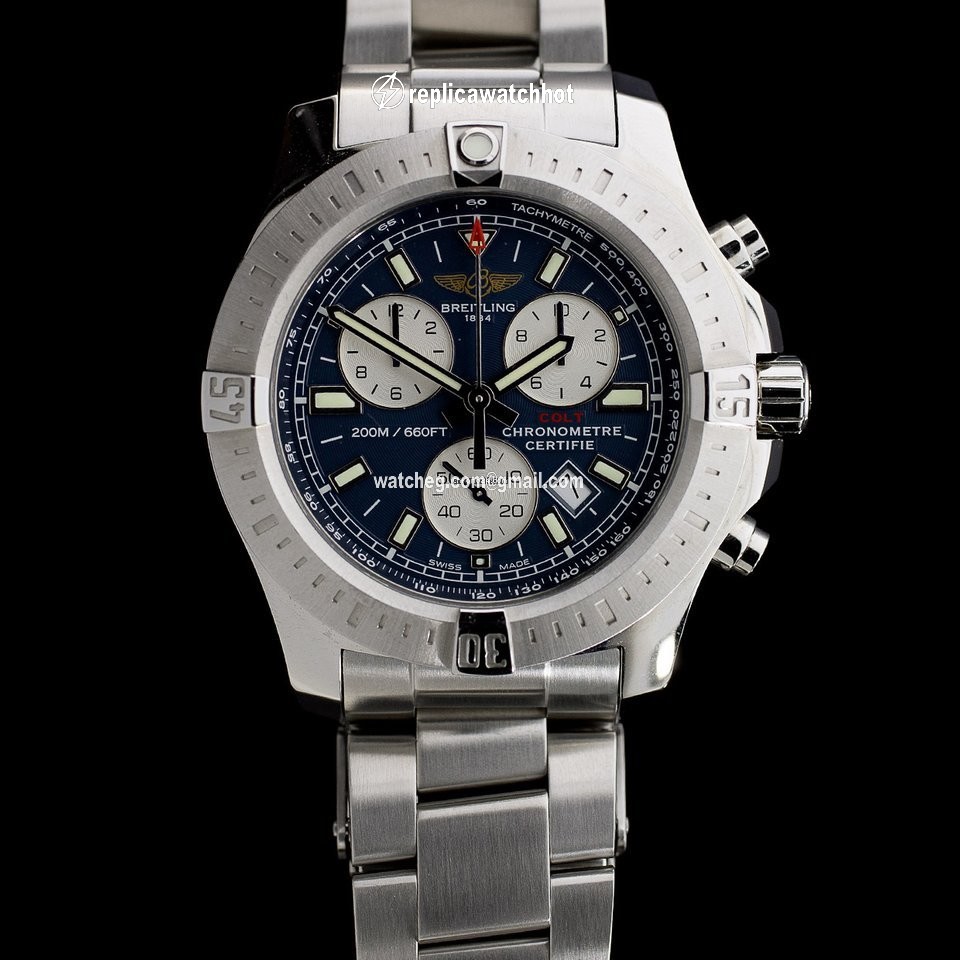 Breitling Colt Chronograph Mens watch Unisex Quartz Steel A7338811.C905.173A