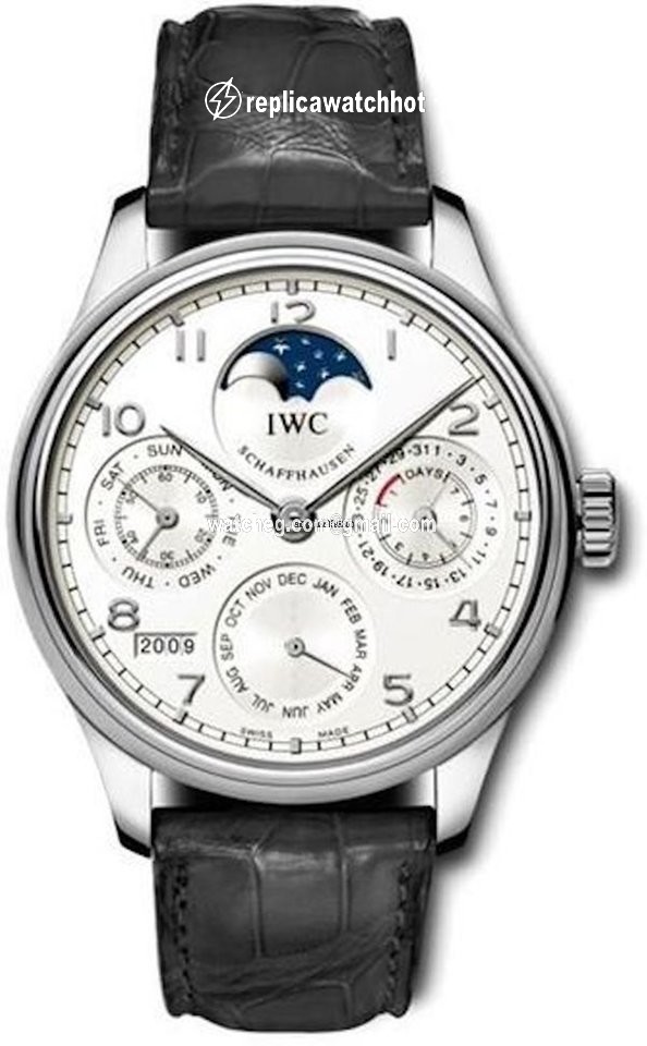 IWC Portuguese Perpetual Calendar Mens watch Unisex Automatic Platinum IW502301