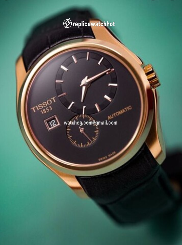 Tissot Couturier Mens watch Unisex Automatic Gold Steel T0354283605100