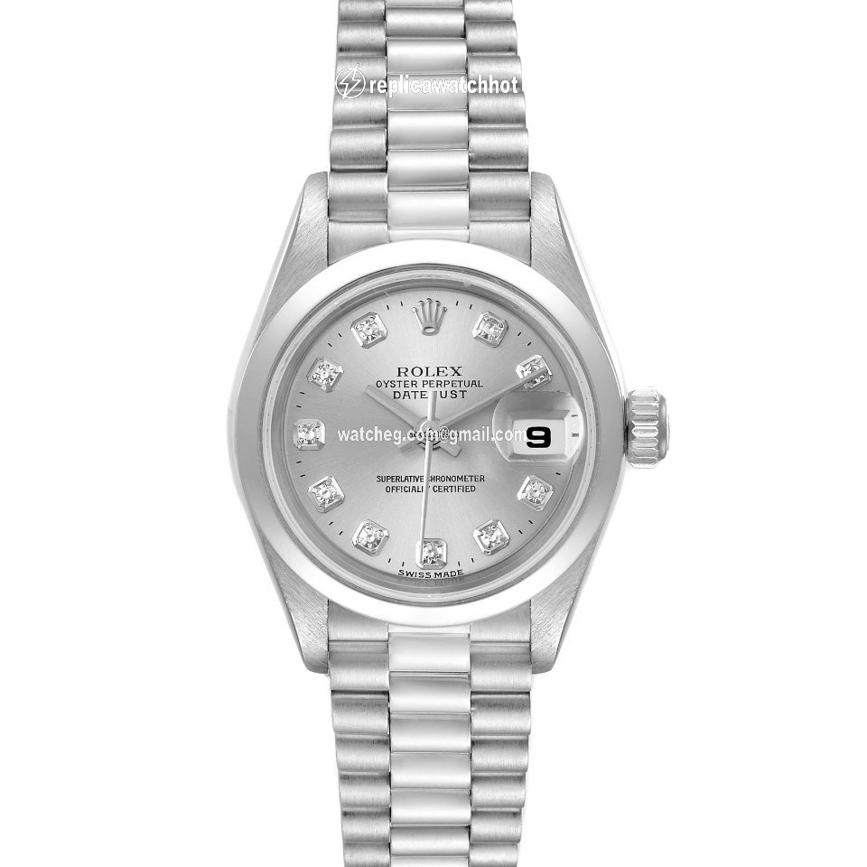 Rolex Lady-Datejust Womens watch Platinum Automatic 79166