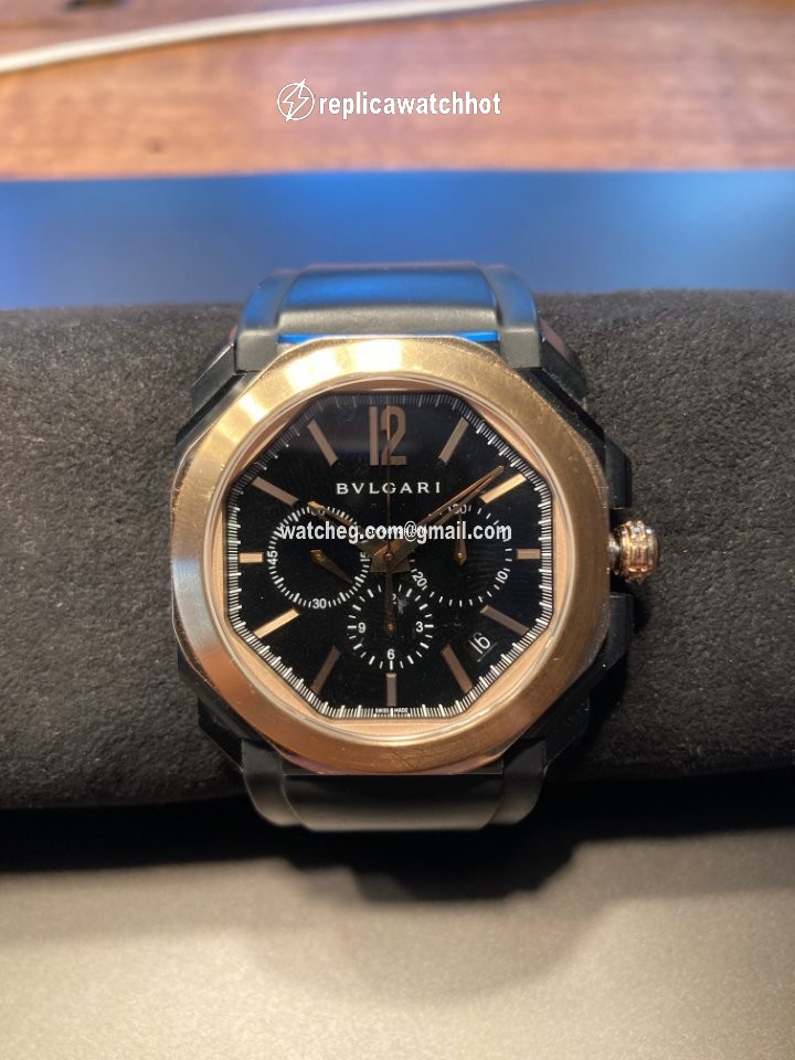 Bulgari Octo Mens watch Unisex Automatic Gold Steel BG042BBSPGVDCH
