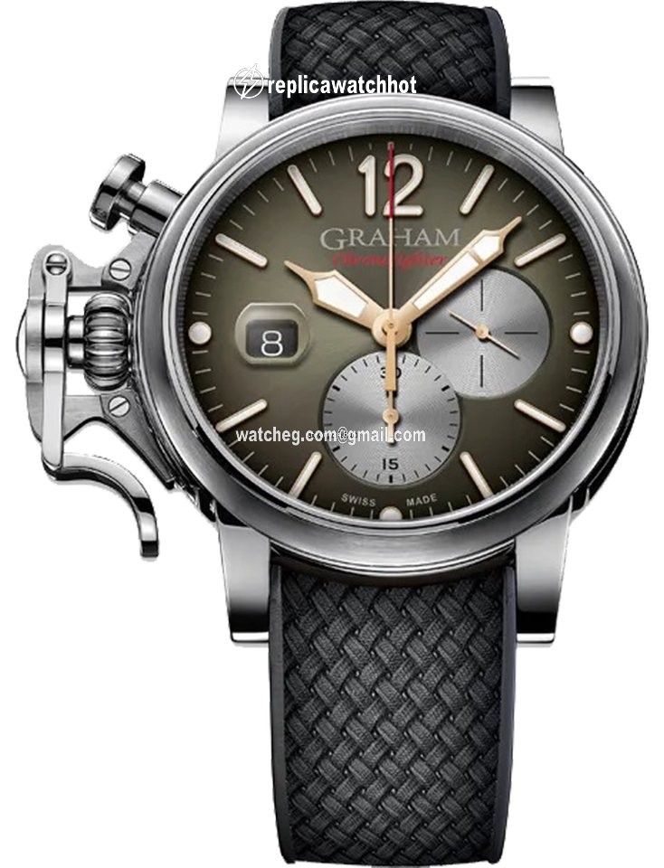 Graham Chronofighter Mens watch Unisex Manual winding Steel 2CVDS.C02A
