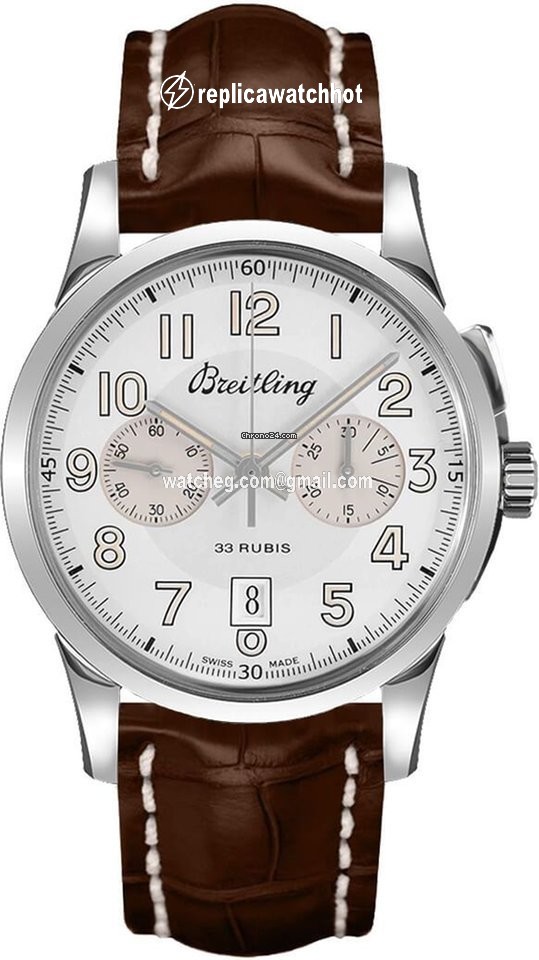 Breitling Transocean Chronograph 1915 Manual winding Steel AB141112-G799-739P