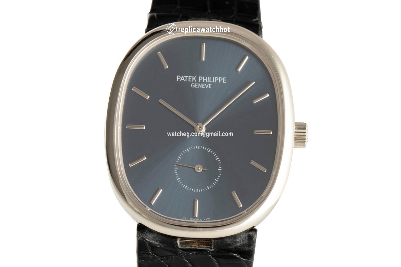 Patek Philippe Golden Ellipse Mens watch Unisex Manual winding White gold 3978