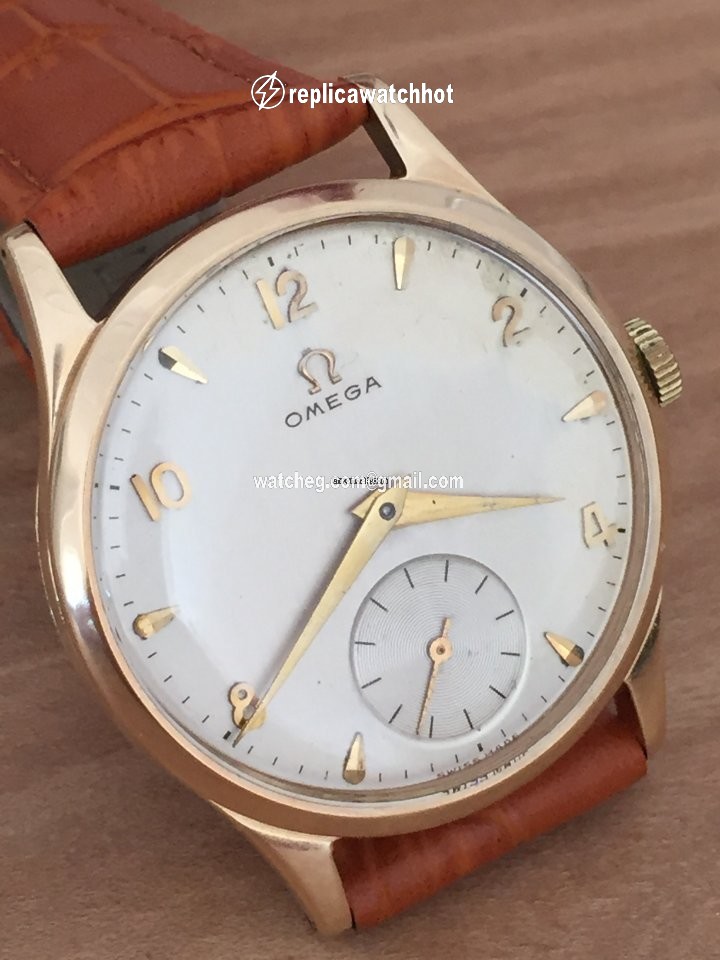 Omega Mens watch Unisex Manual winding Yellow gold 13322